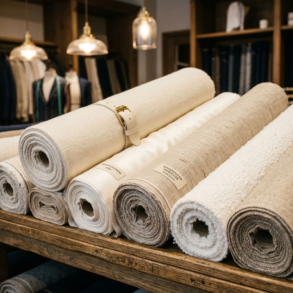 Fabric Samples — Namaa Al-Qimma Gents Tailor Riyadh / عينات أقمشة — نماء القمة