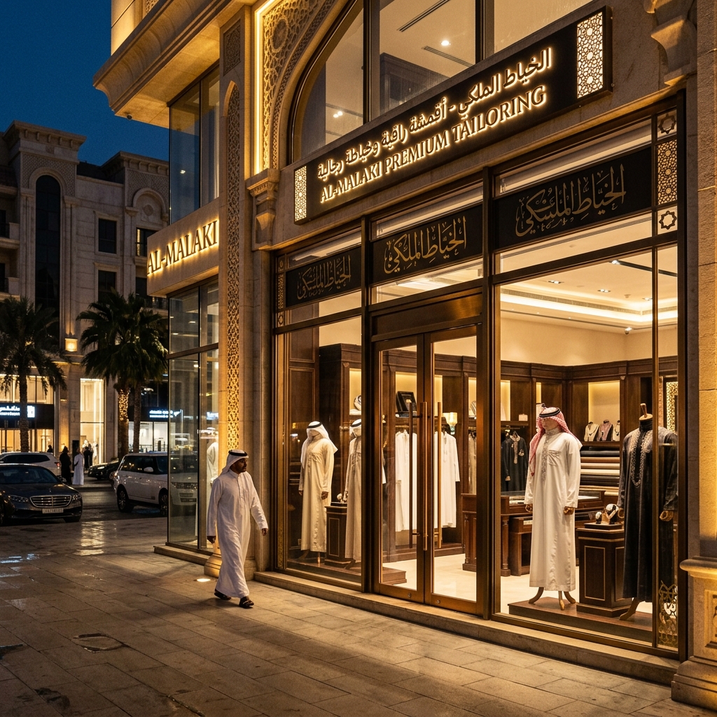 Namaa Al-Qimma Gents Tailor Store — Riyadh / متجر نماء القمة — الرياض